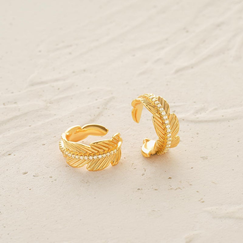 MYEARS Women Ear Cuff Earring Gold Non Pierced Ear Cartilage Clip on Wrap Hoop 14K Gold Filled Tiny Boho Beach Simple Minimalist Delicate Handmade Hypoallergenic Jewelry Gift-Sold as Single/Pair - Image 5